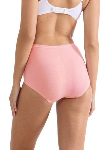 3 shortys taille haute Basics - Rose