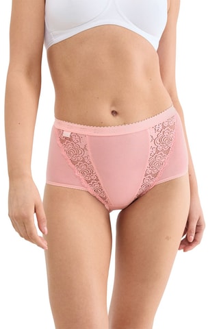 4 shortys taille haute Chic - Rose