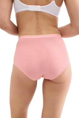 4 shortys taille haute Chic - Rose