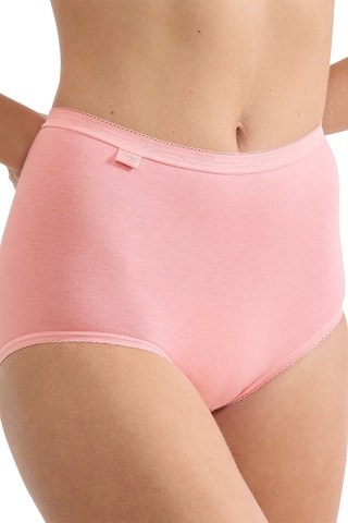 3 shortys taille haute Basics - Rose