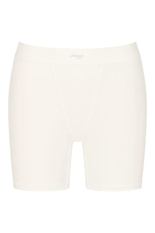 Panty en coton biologique taille haute Ever Ease - Blanc 