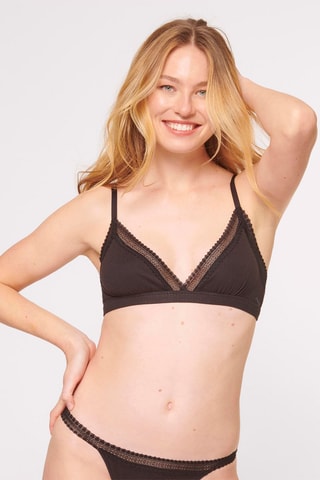Soutien-gorge Go Ribbed - Noir
