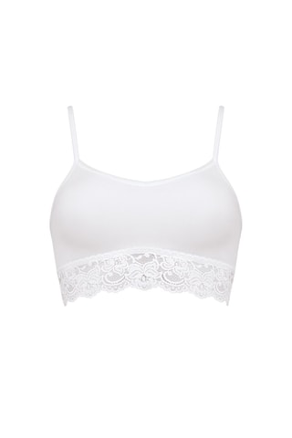 Bralette Romance Blanc
