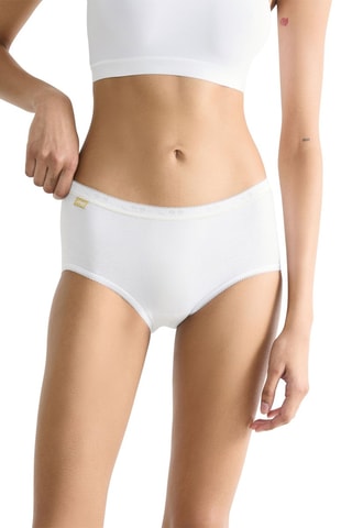3 culottes taille haute Basic Gold - Blanc