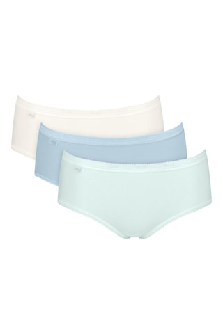 3 culottes Basics - Bleu clair