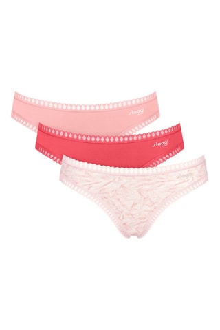 3 culottes Crush - Rose et rouge
