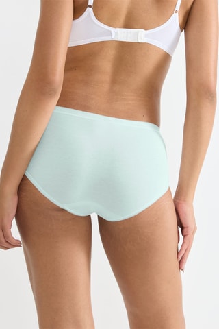 4 culottes Basic+ Midi - Gris, bleu, vert et blanc