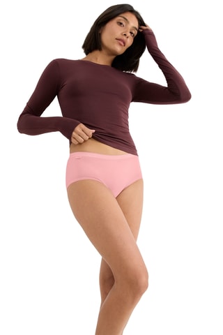 Culotte Basic H Midi - Rose