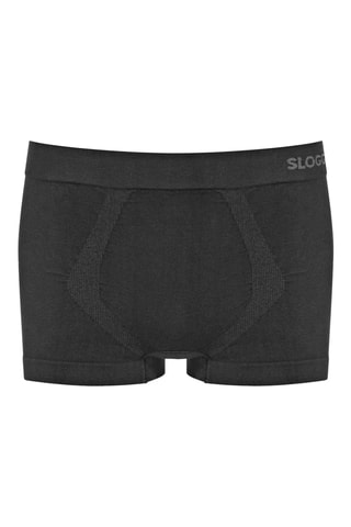 2 boxers GO Smooth - Noir et gris