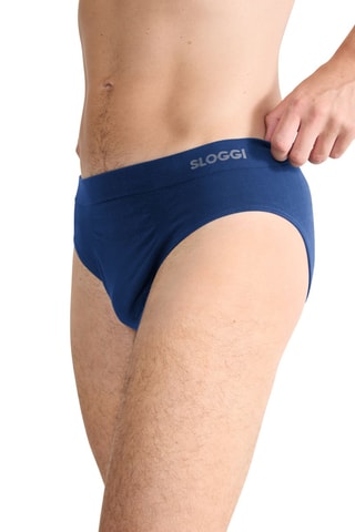 Slip GO Smooth Brief - Bleu marine