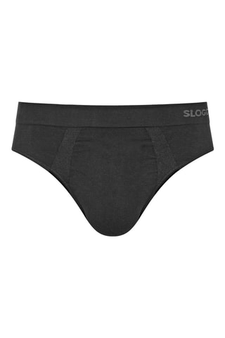 2 slips GO Smooth Brief - Noir et gris
