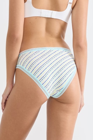 3 culottes GO Crush Hugh Leg - Bleu clair, bleu et blanc