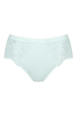 4 culottes taille haute Chic Midi - Blanc, vert clair, bleu et gris
