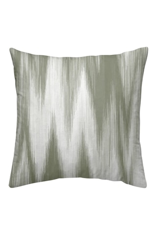 Taie d'oreiller en coton 78 fils/cm² Algemesi - Vert et blanc