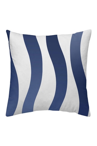Taie d'oreiller en satin de coton 157 fils/cm² Albir - Bleu cobalt