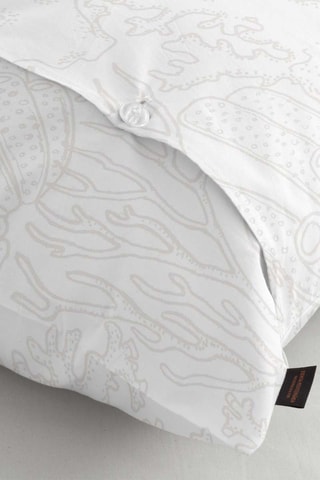 Taie d'oreiller en satin de coton 157 fils/cm² Begur - Gris