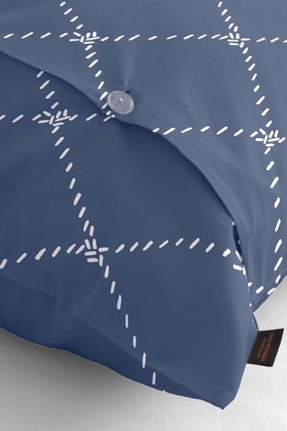 Taie d'oreiller en satin de coton 157 fils/cm² Benicàssim - Bleu marine