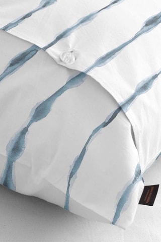 Taie d'oreiller en satin de coton 157 fils/cm² Vera - Bleu