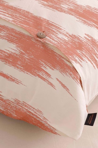 Taie d'oreiller en satin de coton 157 fils/cm² Mahon Teja - Brique