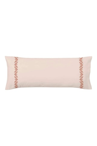 Taie d'oreiller en satin de coton 157 fils/cm² Portocolom - Brique