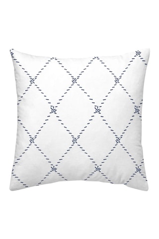 Taie d'oreiller en satin de coton 157 fils/cm² Benicàssim - Bleu marine
