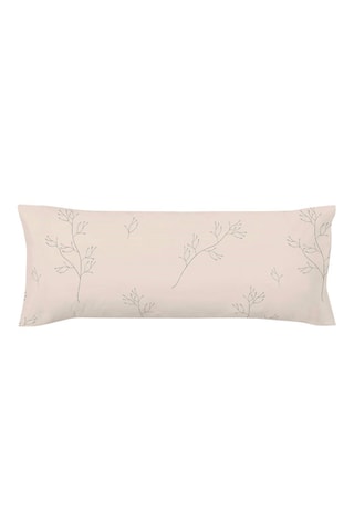 Taie d'oreiller en satin de coton 157 fils/cm² Alzira - Beige et gris