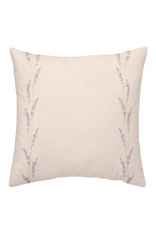 Taie d'oreiller en satin de coton 157 fils/cm² Bacarot - Beige et mauve