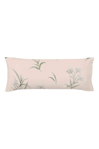 Taie d'oreiller en satin de coton 157 fils/cm² Chelva - Beige et vert