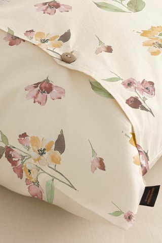 Taie d'oreiller en satin de coton 157 fils/cm² Morella - Beige