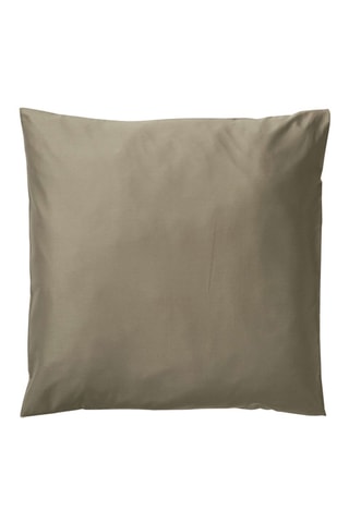 Taie d'oreiller en satin de coton 157 fils/cm² - Kaki