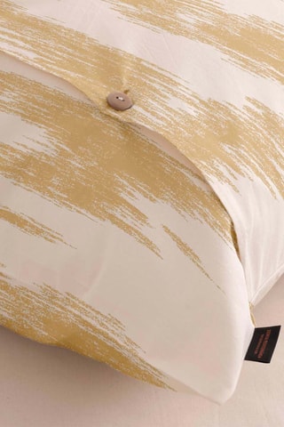 Taie d'oreiller en satin de coton 157 fils/cm² Mahon - Moutarde