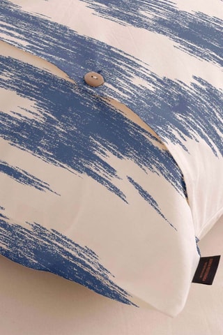 Taie d'oreiller en satin de coton 157 fils/cm² Mahon - Bleu marine