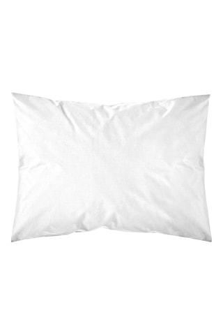 Taie d'oreiller en satin de coton 157 fils/cm² Mojàcart - Blanc