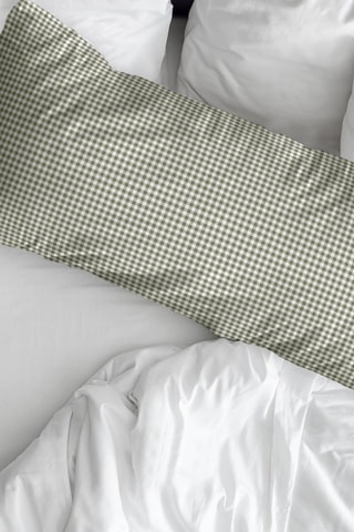 Taie d'oreiller en percale de coton 79 fils/cm² Aielo Verde Pequeño - Vert