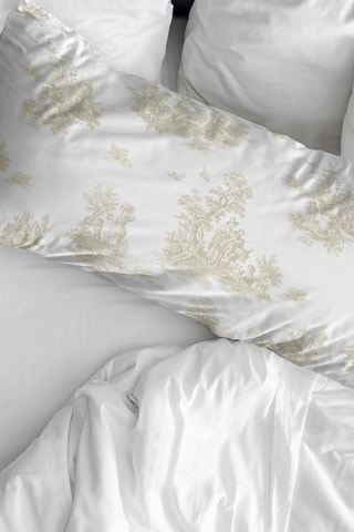 Taie d'oreiller en percale de coton 79 fils/cm² Godella - Beige