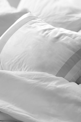 Taie d'oreiller en percale de coton 79 fils/cm² Portixol - Gris
