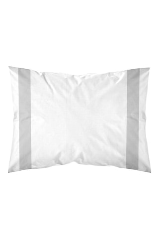 Taie d'oreiller en percale de coton 79 fils/cm² Portixol - Gris
