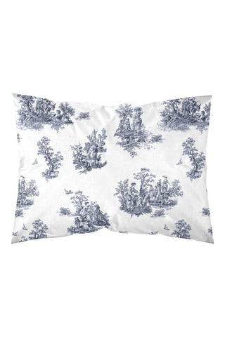 Taie d'oreiller en percale de coton 79 fils/cm² Burjasot - Bleu
