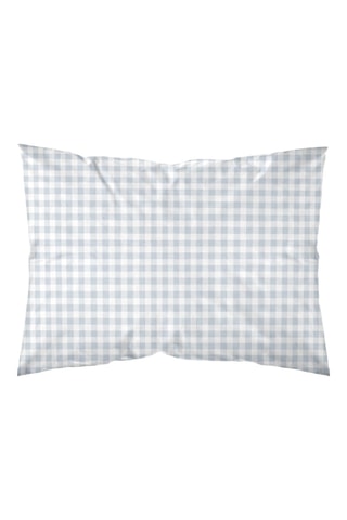 Taie d'oreiller en percale de coton 79 fils/cm² Calafat - Bleu
