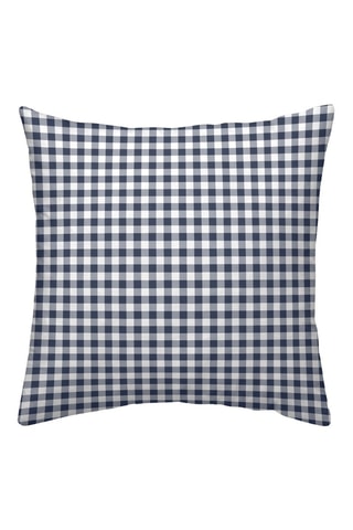 Taie d'oreiller en percale de coton 79 fils/cm² Calafat - Bleu marine