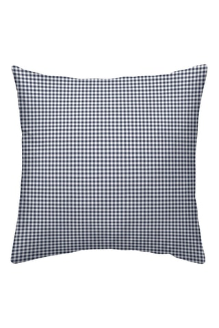 Taie d'oreiller en percale de coton 79 fils/cm² Calafat - Bleu marine