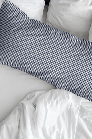 Taie d'oreiller en percale de coton 79 fils/cm² Calafat - Bleu marine