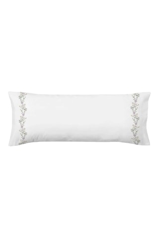 Taie d'oreiller en percale de coton 79 fils/cm² Castalla - Blanc