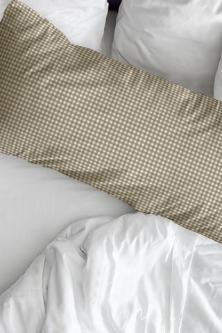 Taie d'oreiller en percale de coton 79 fils/cm² Aielo - Marron
