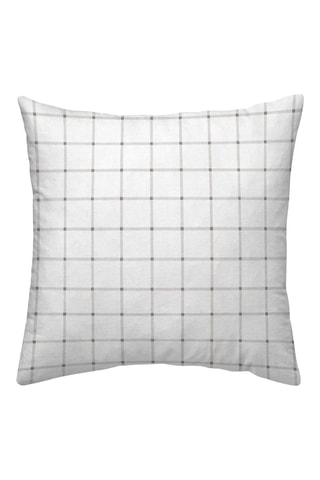 Taie d'oreiller en percale de coton 79 fils/cm² Daimus - Gris