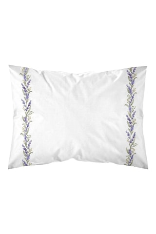 Taie d'oreiller en percale de coton 79 fils/cm² Alberic - Blanc
