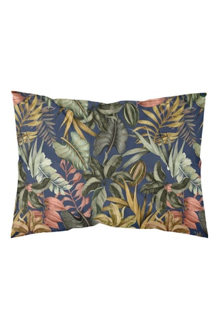 Taie d'oreiller en percale de coton 79 fils/cm² Loriguilla - Bleu