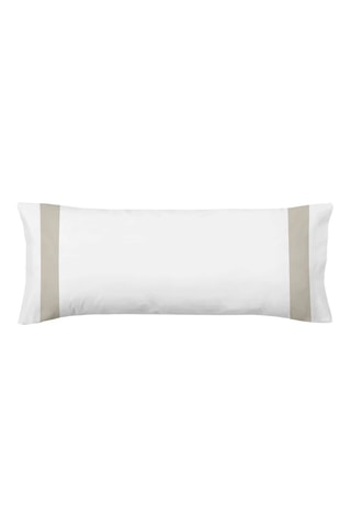 Taie d'oreiller en percale de coton 79 fils/cm² Portitxol - Beige