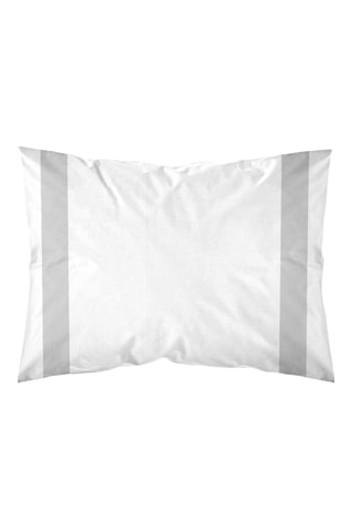Taie d'oreiller en percale de coton 79 fils/cm² Portixol - Gris