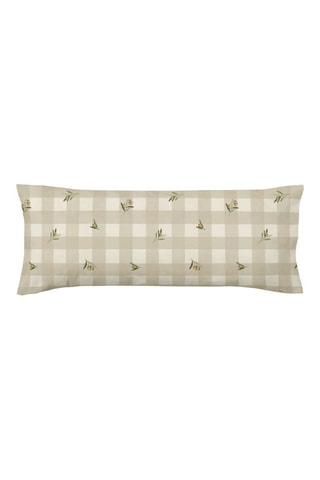 Taie d'oreiller en percale de coton 79 fils/cm² Sella - Beige